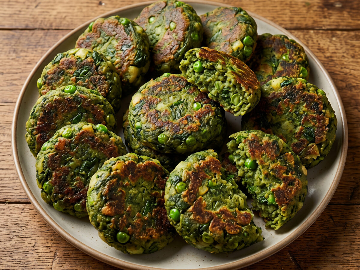 Hara Bhara Kebab auf der Grillplatte