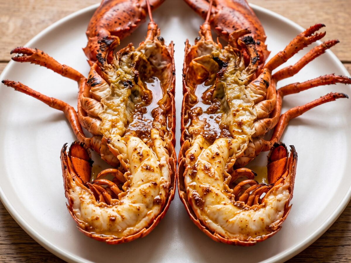 Homard grillé mit marokkanischen Gewürzen