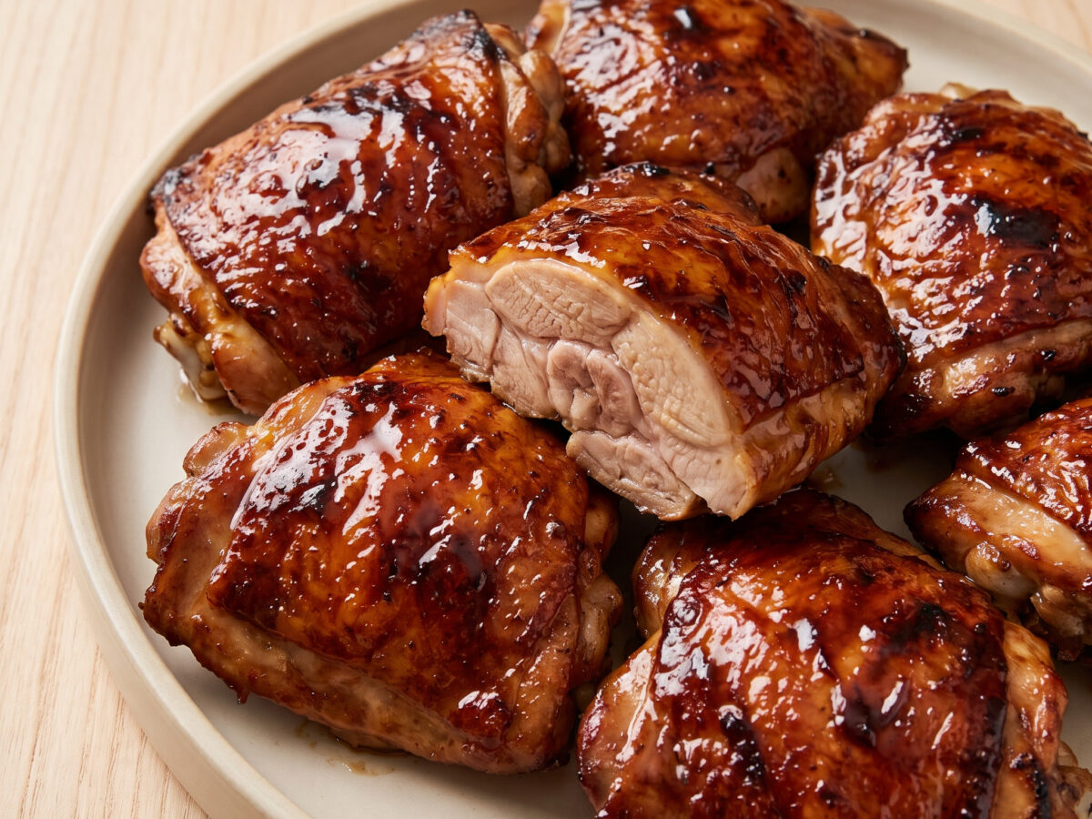 Huli-Huli Chicken mit Hähnchenoberkeulen
