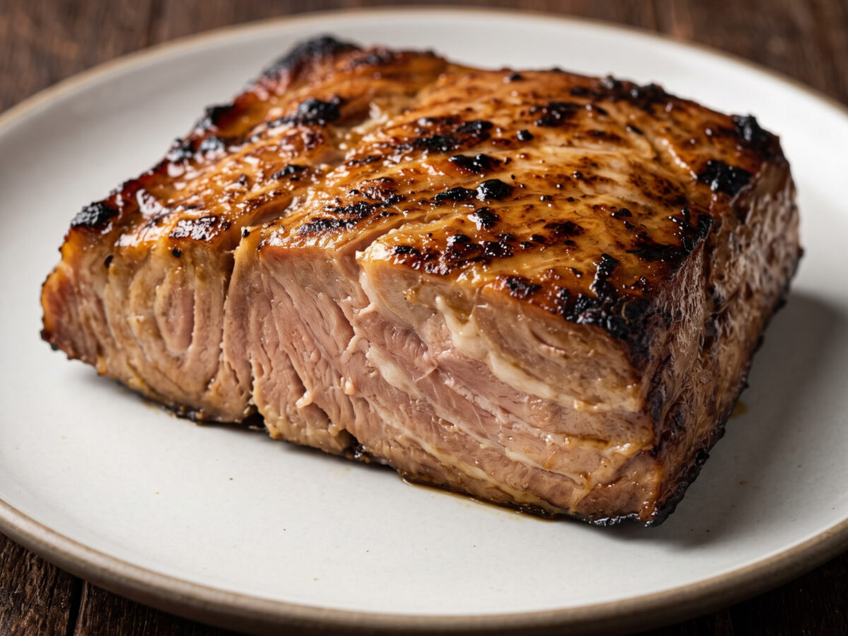 Inihaw na Tuna Belly vom Holzkohlegrill