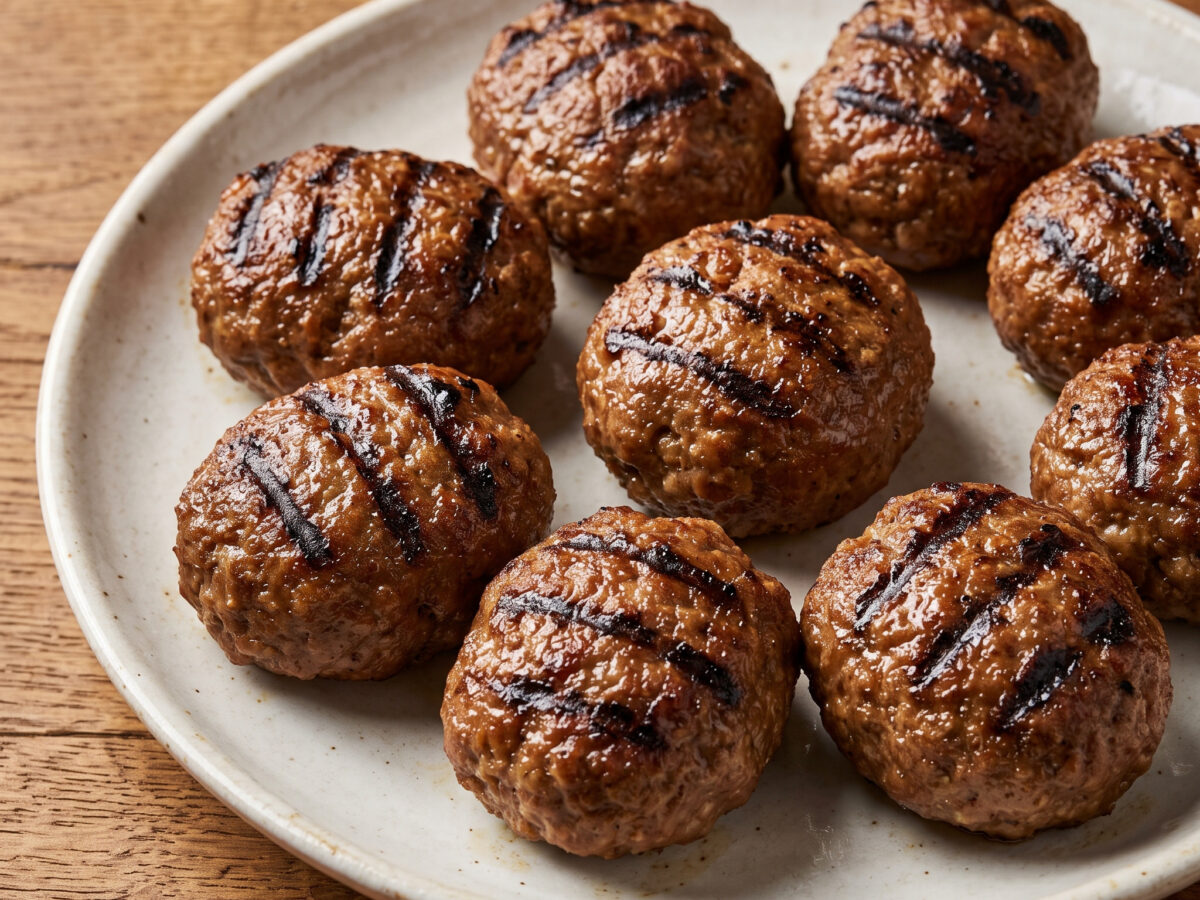 Italienische Polpette direkt vom Grill