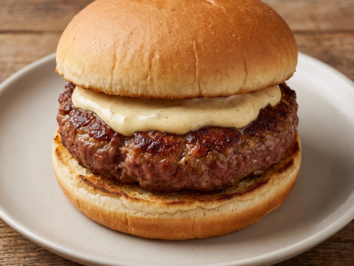 Jerk-Aioli-Burger vom Grill
