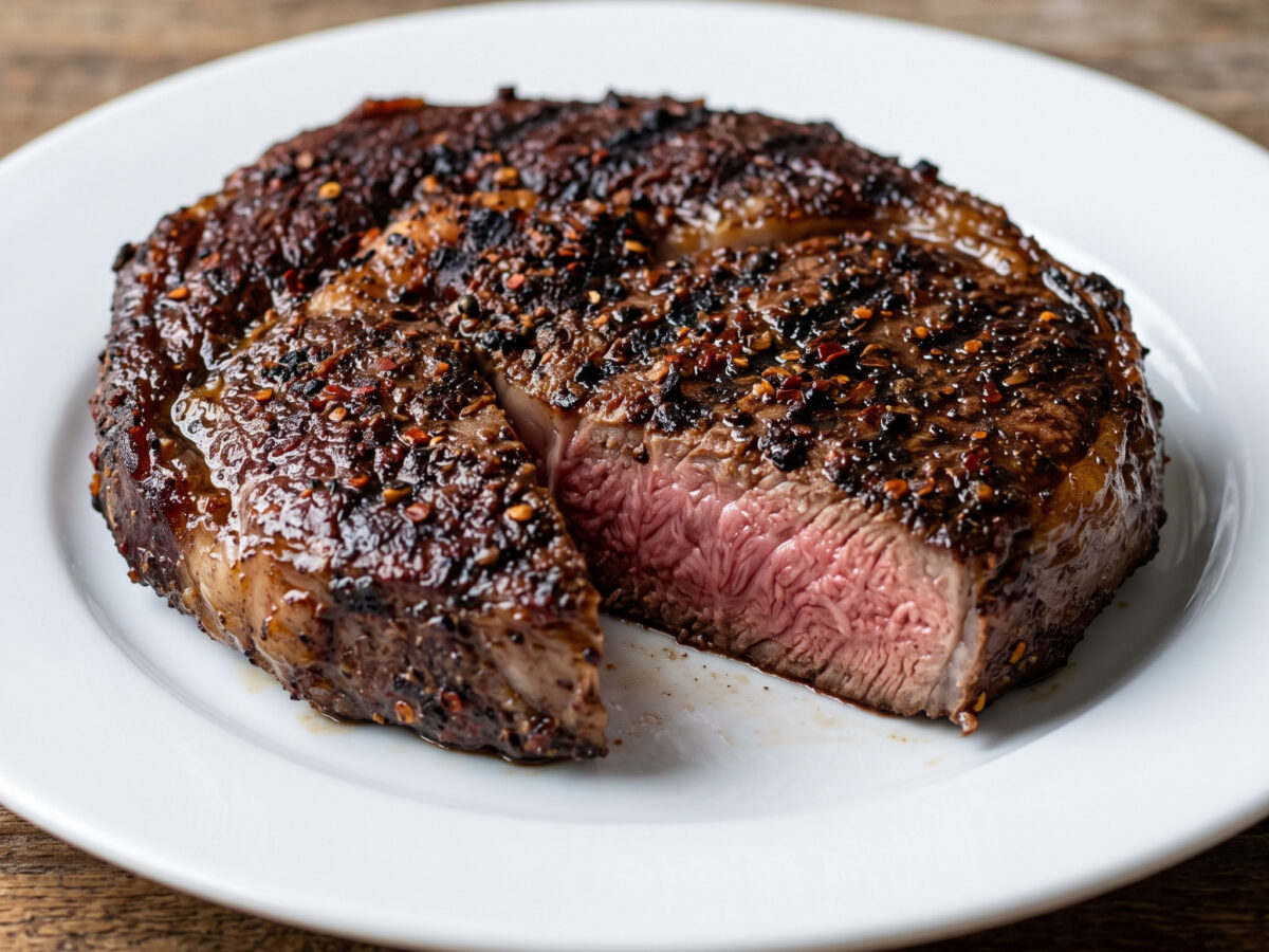 Jerk-Ribeye vom Grill