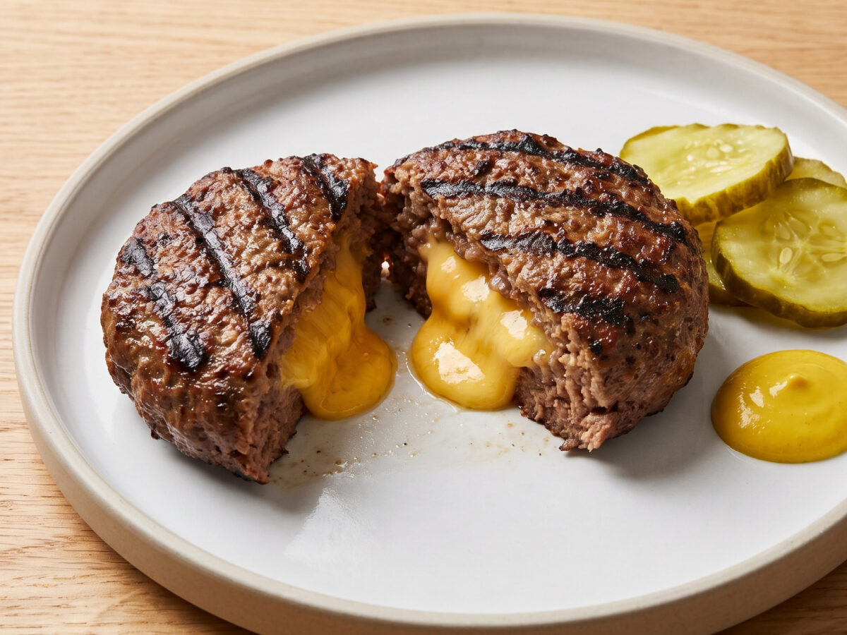 Juicy Lucy vom Grill