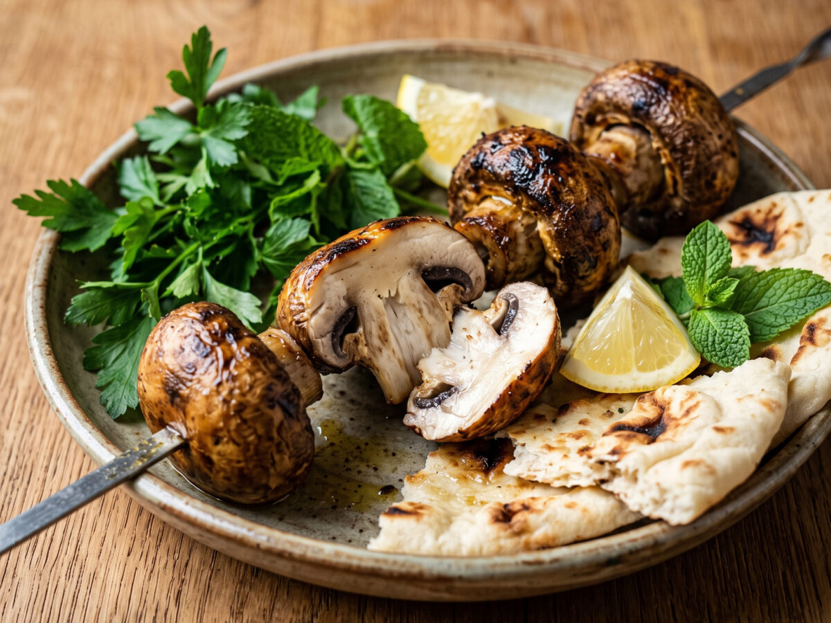 Kabab-e Gharch vom Holzkohlegrill