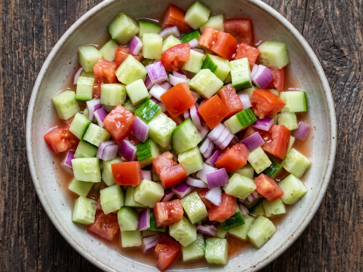 Knackige Frische zu Tikka und Kebab