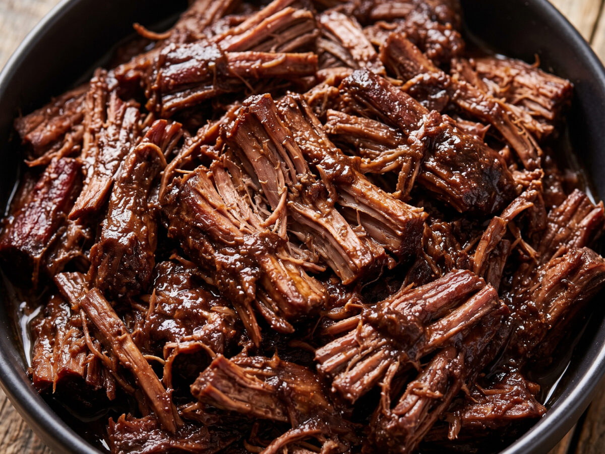 Kaffee-Kakao-Pulled-Pork vom Grill