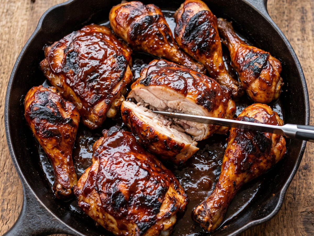 Kansas City Barbecue Chicken vom Grill