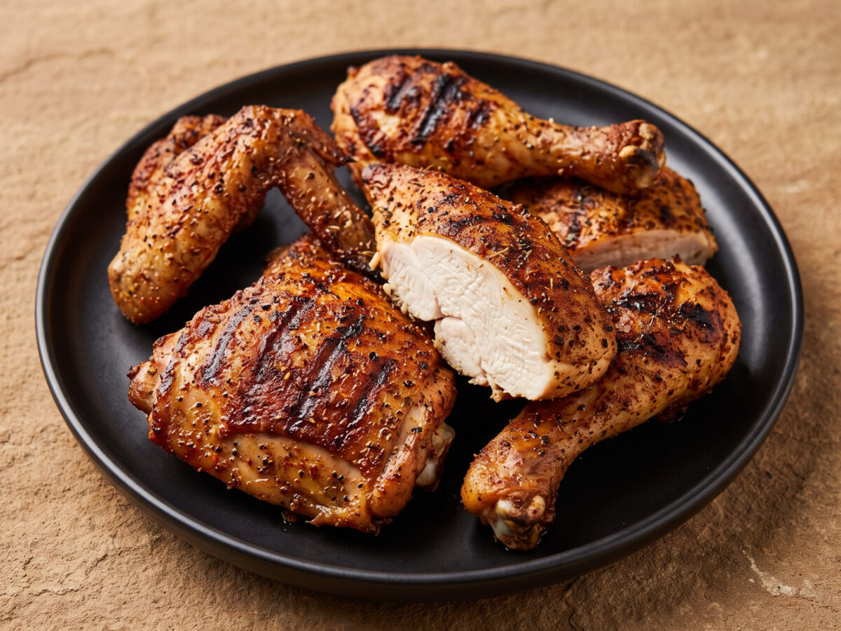 Kentucky Grilled Chicken vom Holzkohlegrill