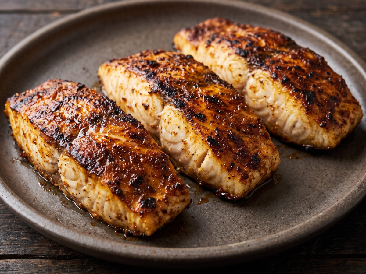 Kingklip mit Cajun-Würzung vom Braai