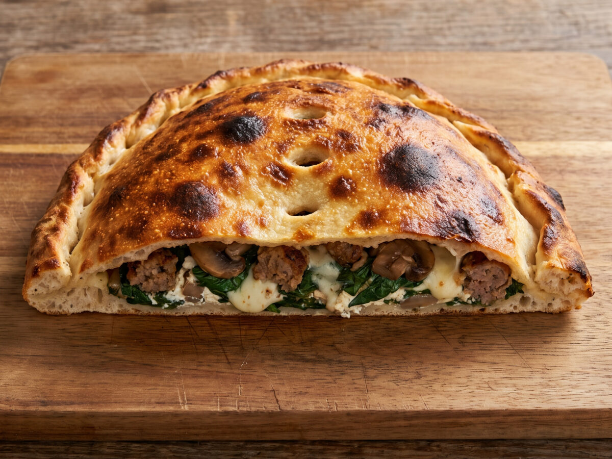 Knuspriger Calzone vom Grill