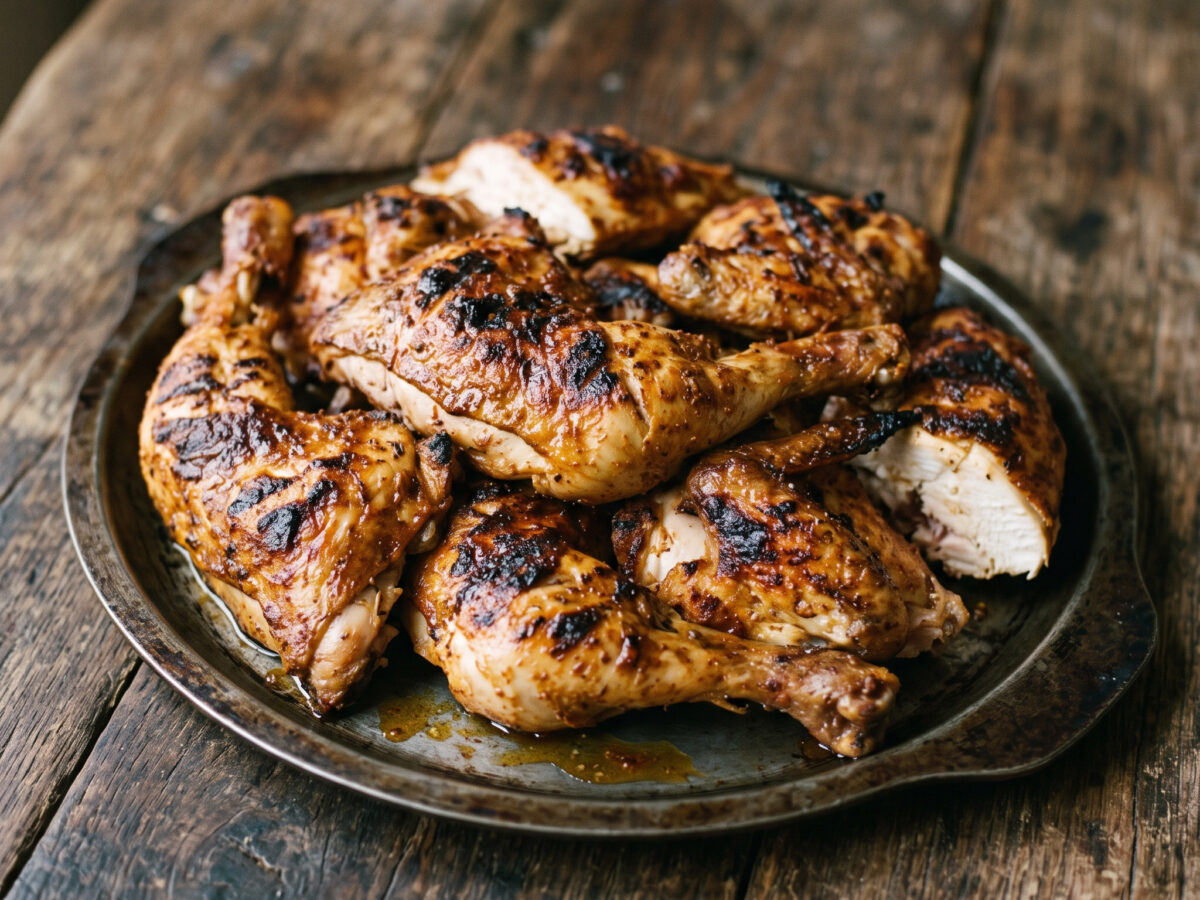 Kuku choma mit Hähnchenkeulen