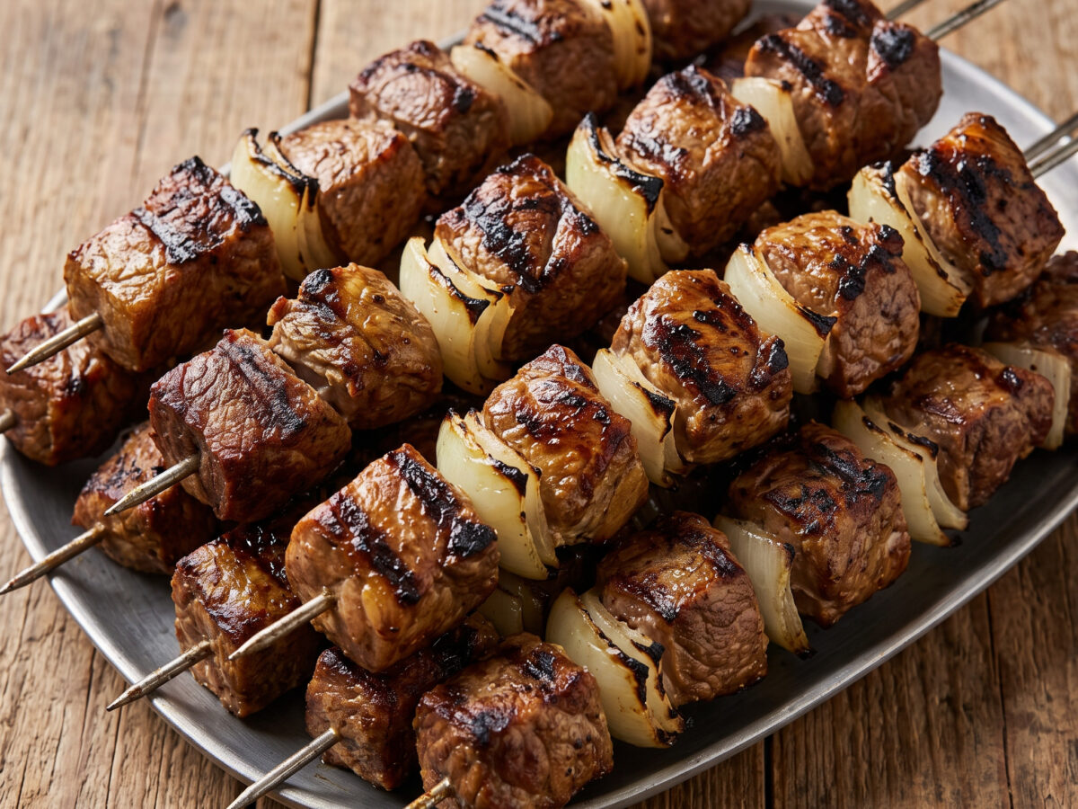 Lamm-Schaschlik vom Grill