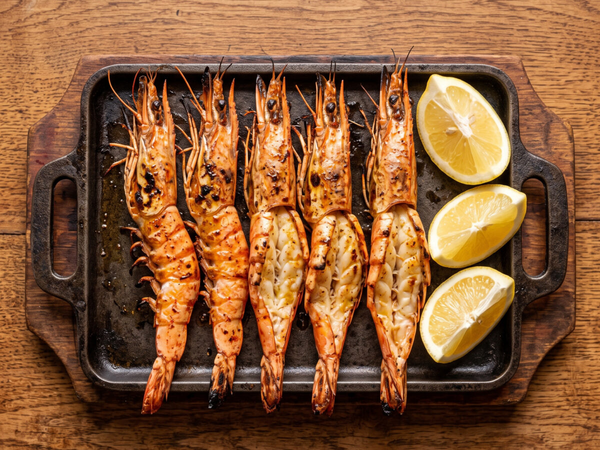 Langostinos en las brasas: Argentinische Grillküche