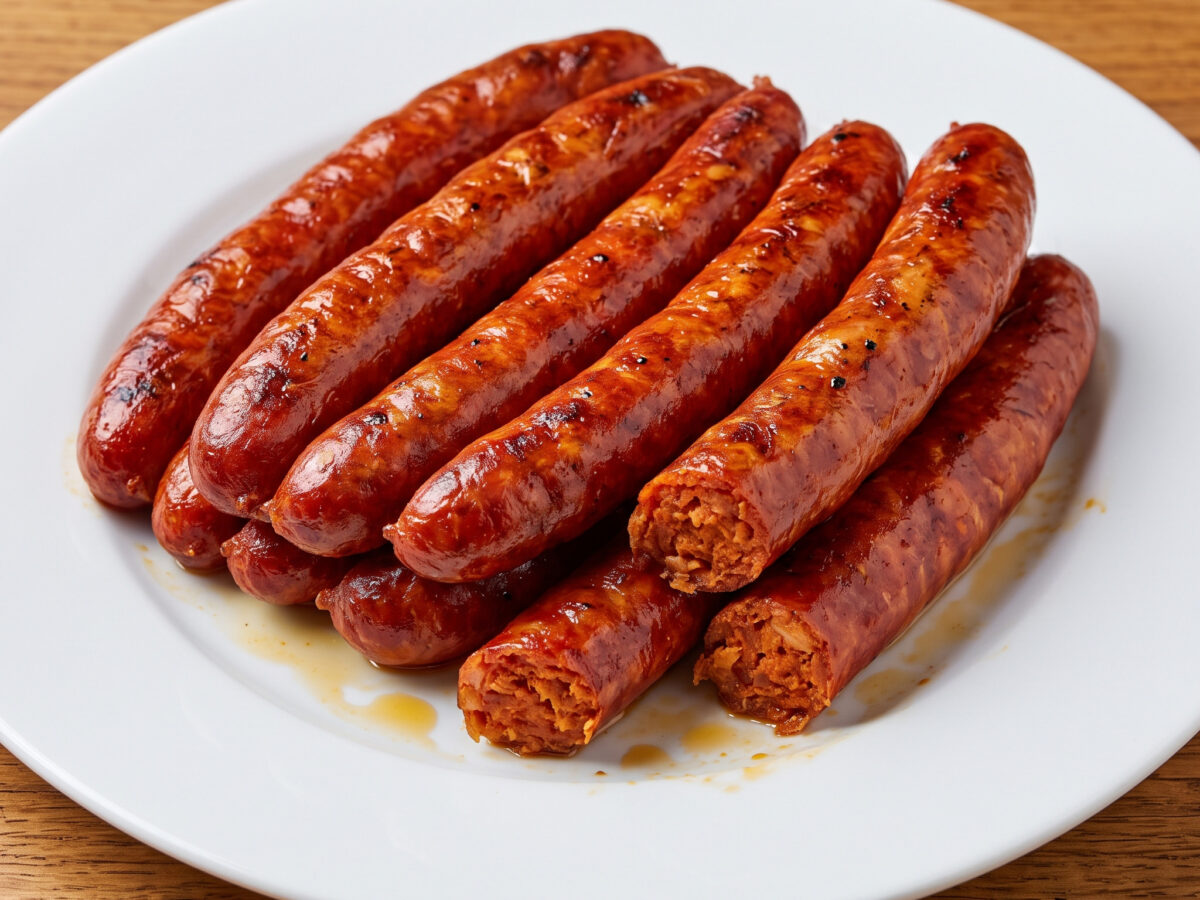 Longaniza de Valladolid vom Holzkohlegrill