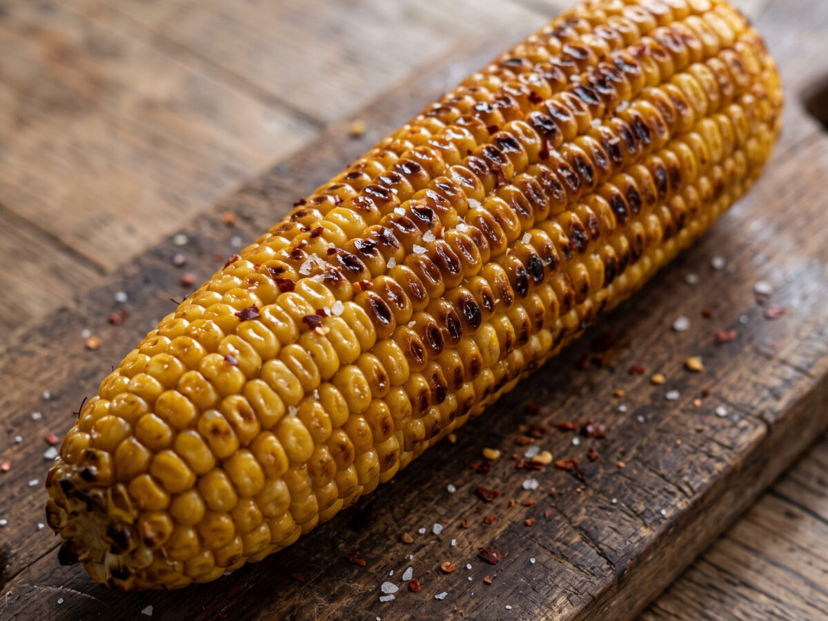 Mahindi ya kuchoma vom Holzkohlegrill