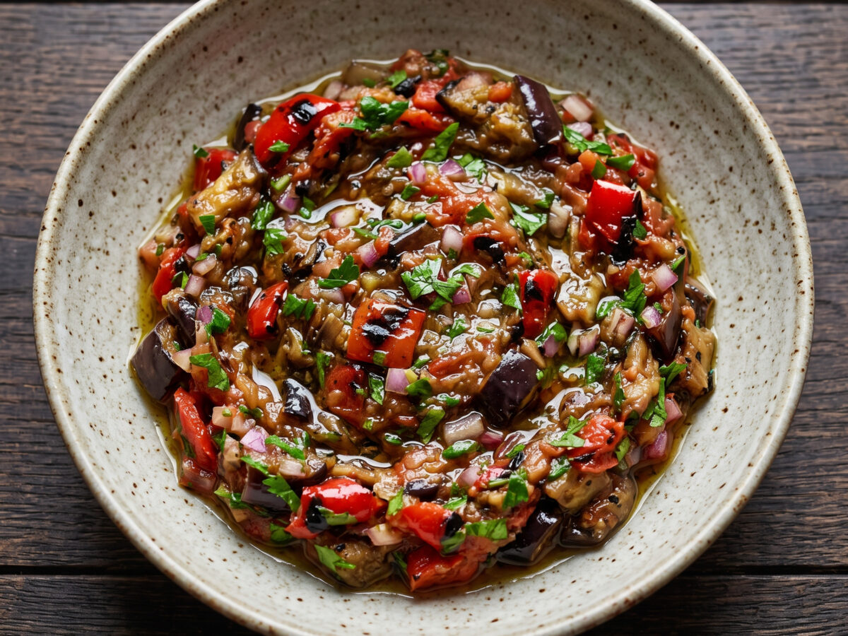 Mangal-Salat aus Aserbaidschan