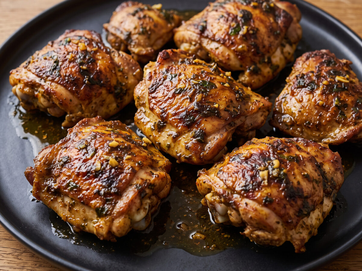 Chermoula-Hähnchenoberschenkel vom Grill