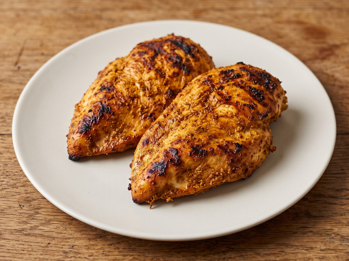 Marokkanische Hähnchenbrust vom Grill