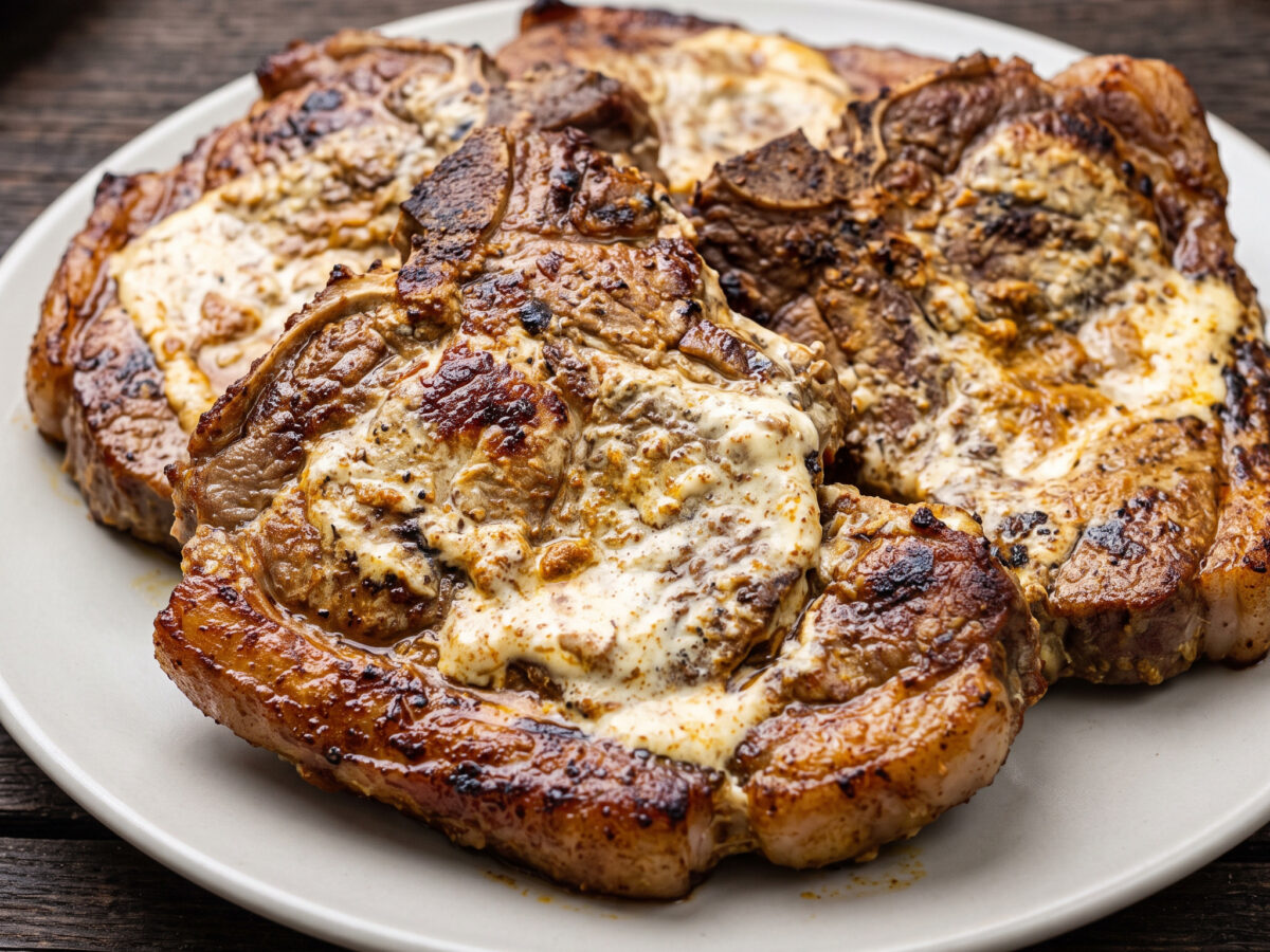 Marokkanische Lammsteaks mit Ras-el-Hanout-Joghurt