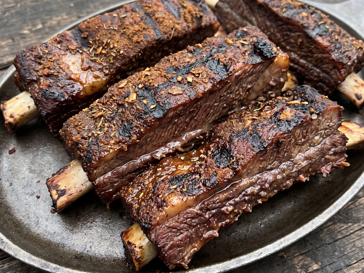 Marokkanische Rinderrippchen vom Grill