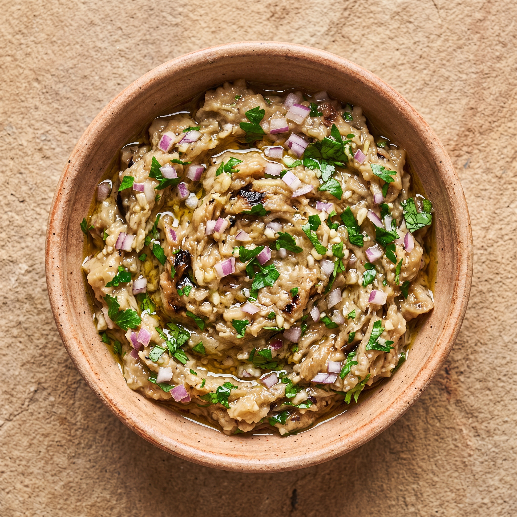Melitzanosalata vom Holzkohlegrill