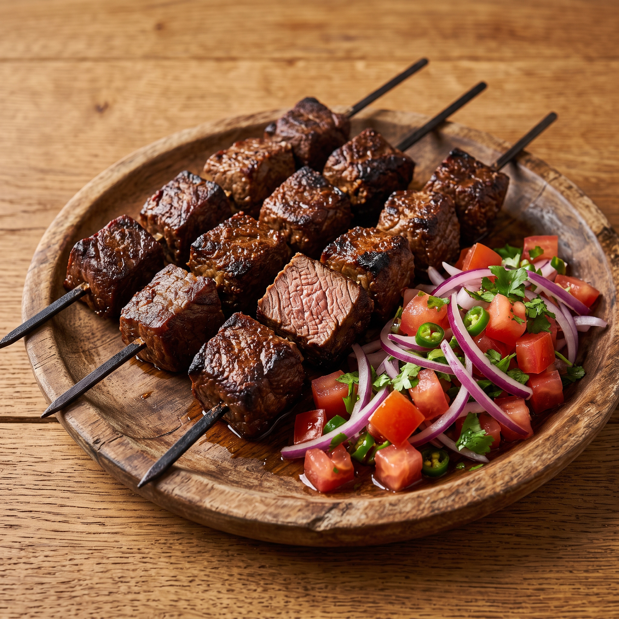 Mishkaki aus Rinderschulter