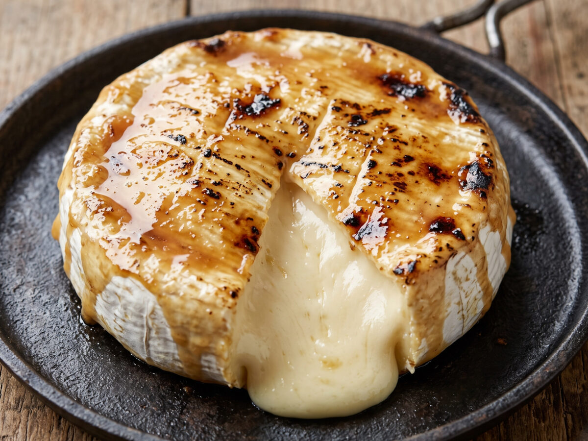 Miso-mariniertes Grill-Camembert
