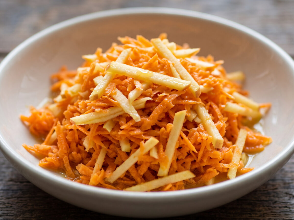 Möhrensalat mit Apfel