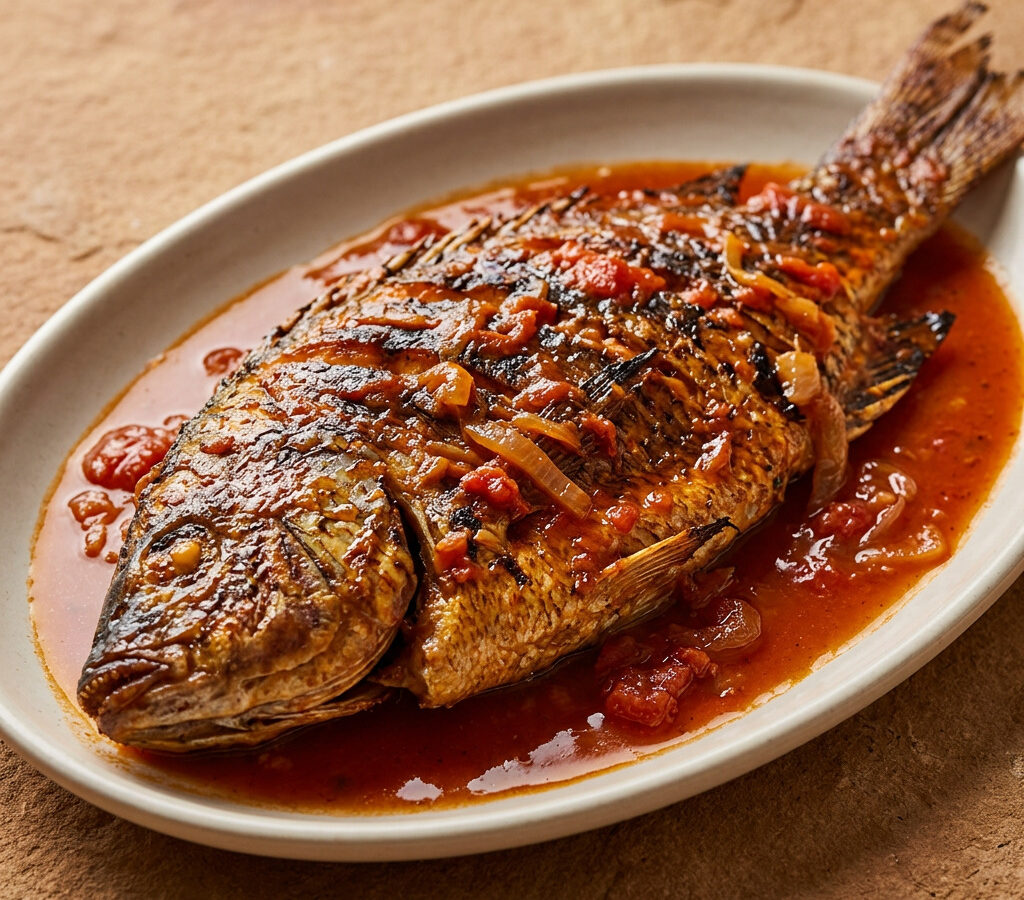Mojarra tachogobi von der Plancha