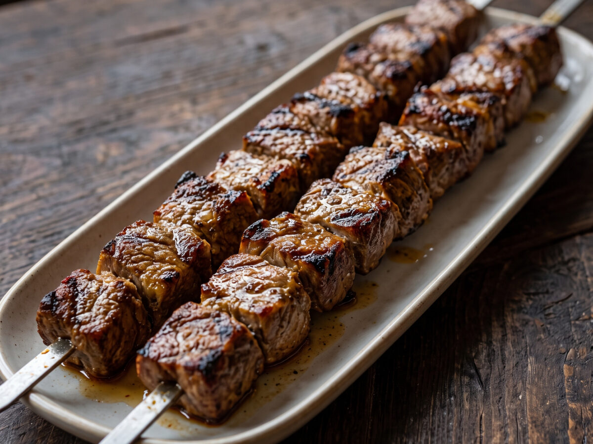 Rindfleisch vom Mangal, würzig und rauchig