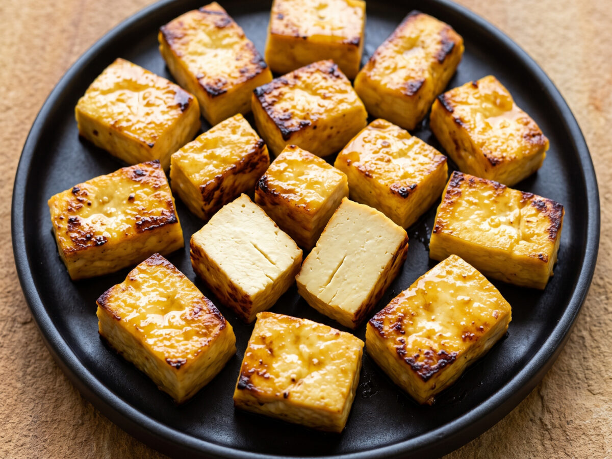 Mongolischer gegrillter Milchtofu