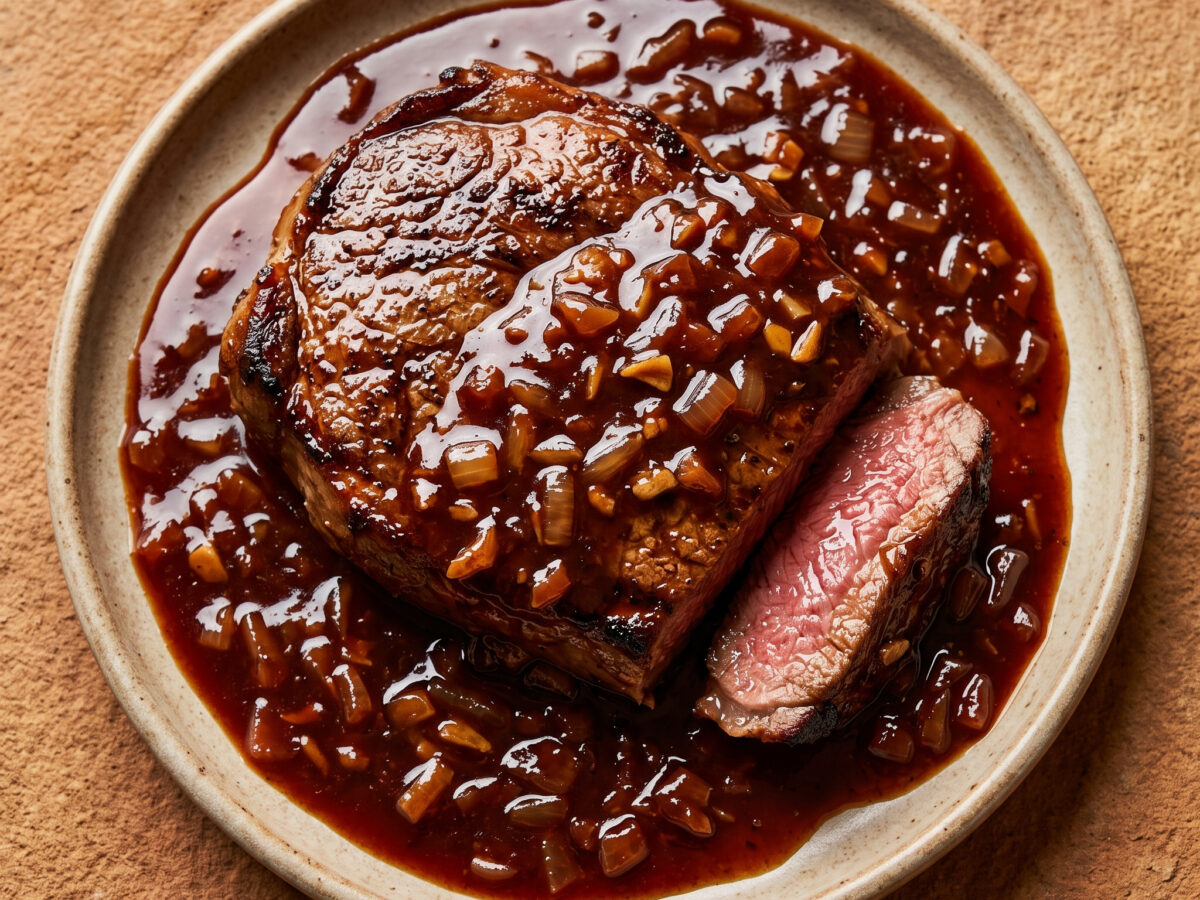 Monkey-Gland-Steak vom Braai