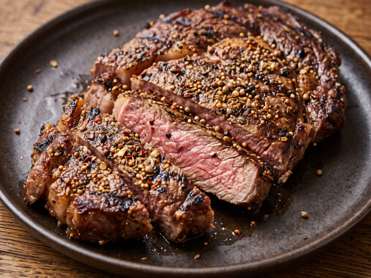 Montreal-Steak vom Ribeye