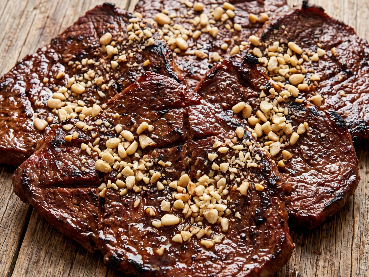 Neobiani: Südkoreanische Rinderlendensteaks vom Grill