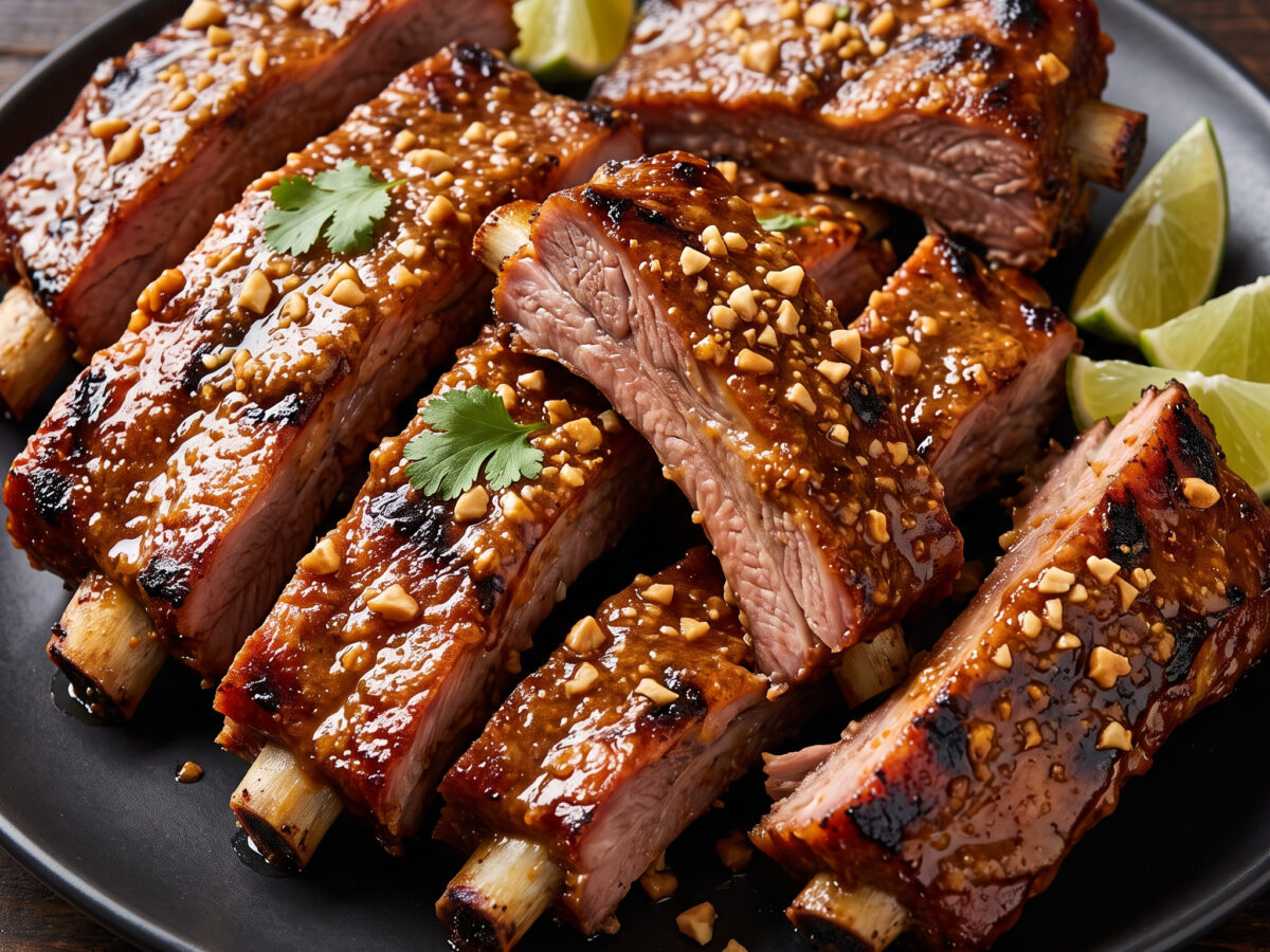 Nigerianische BBQ-Schweinerippchen
