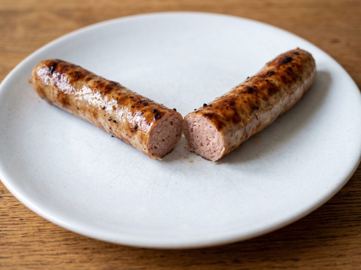 Nördlinger Stabenwurst vom Holzkohlegrill
