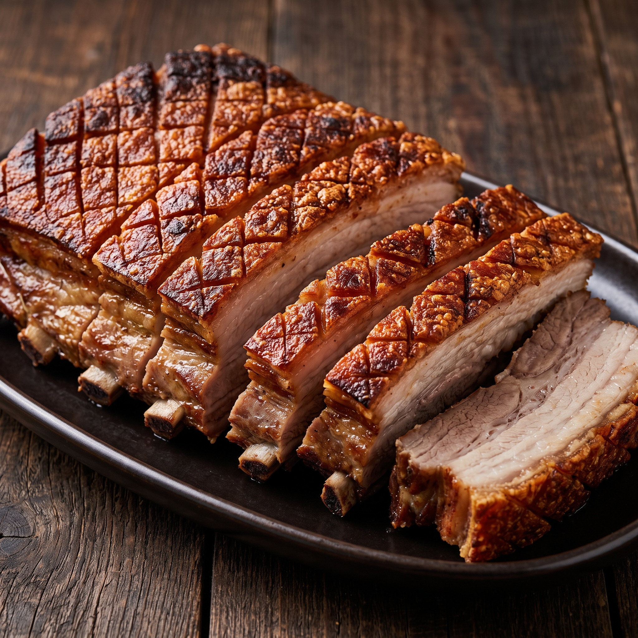 Norwegische Ribbe vom Grill