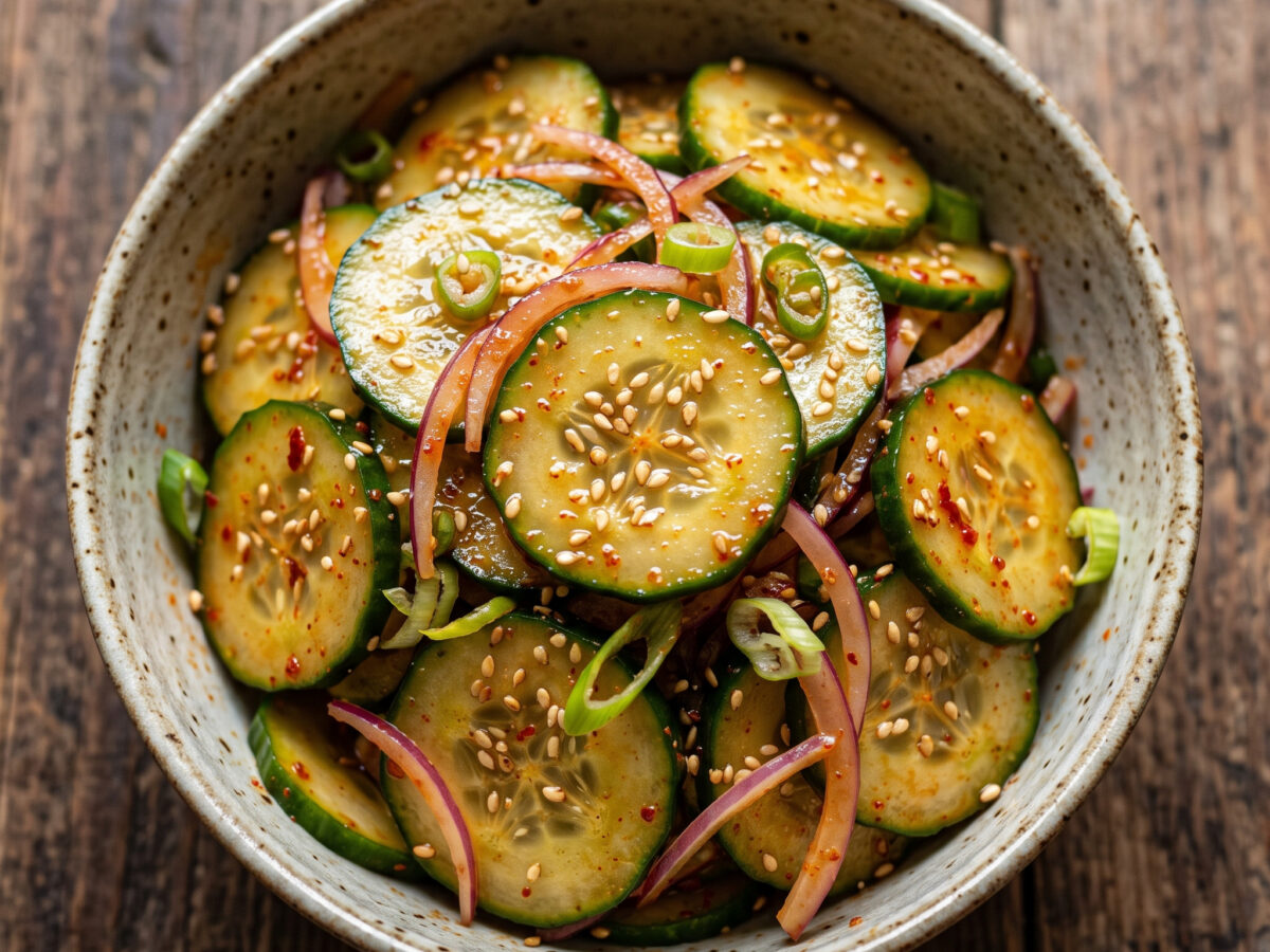 Oi Muchim: koreanischer Gurkensalat