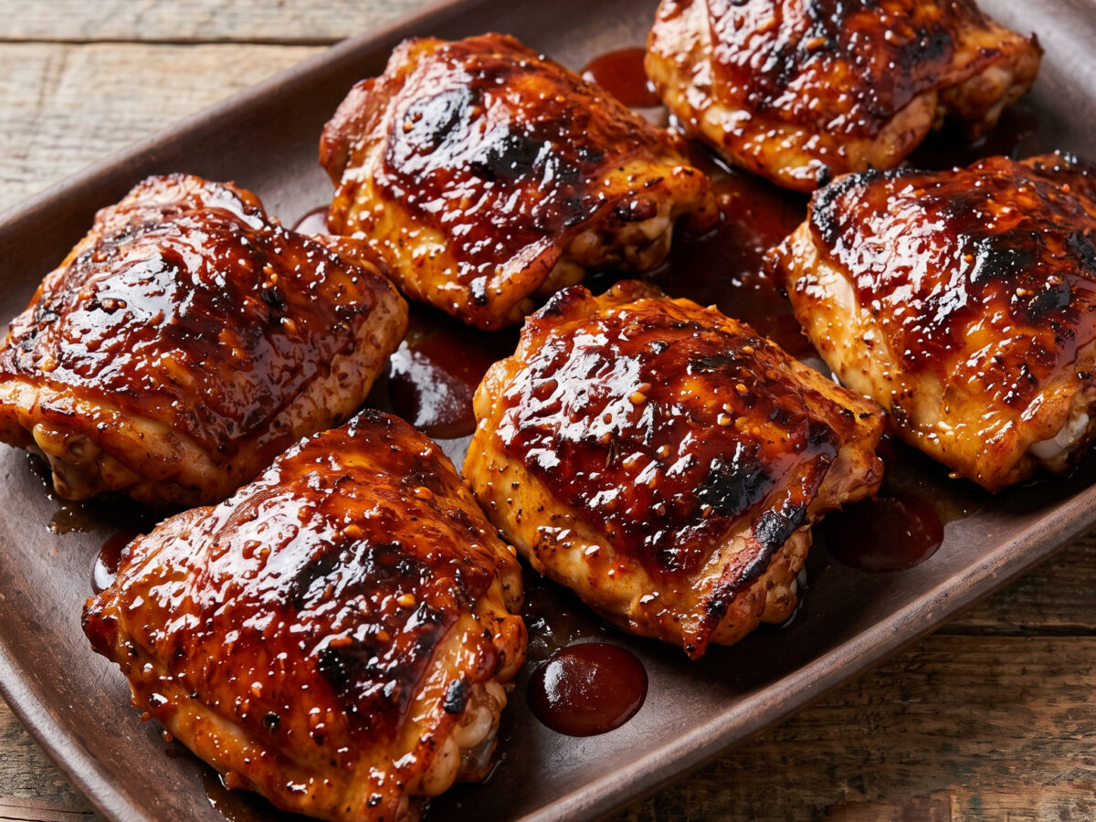 Old-Bay-Barbecue-Hähnchenoberkeulen