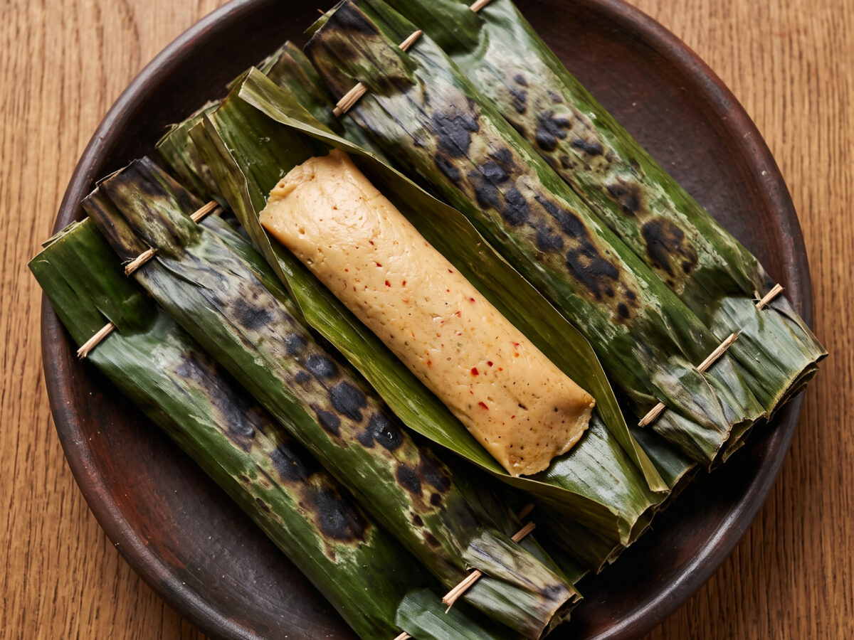 Otak-otak Palembang vom Grill