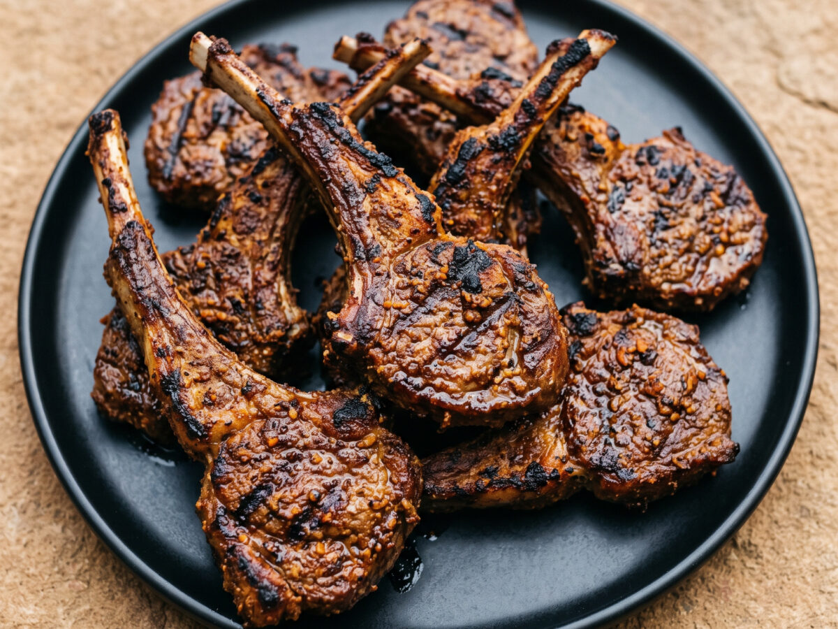 Pakistanische Ziegenkoteletts vom Grill