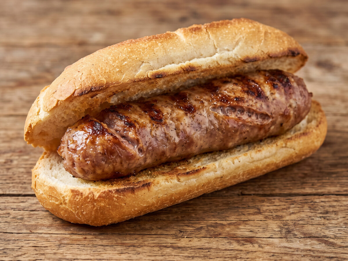 Panino mit gegrillter Salamella