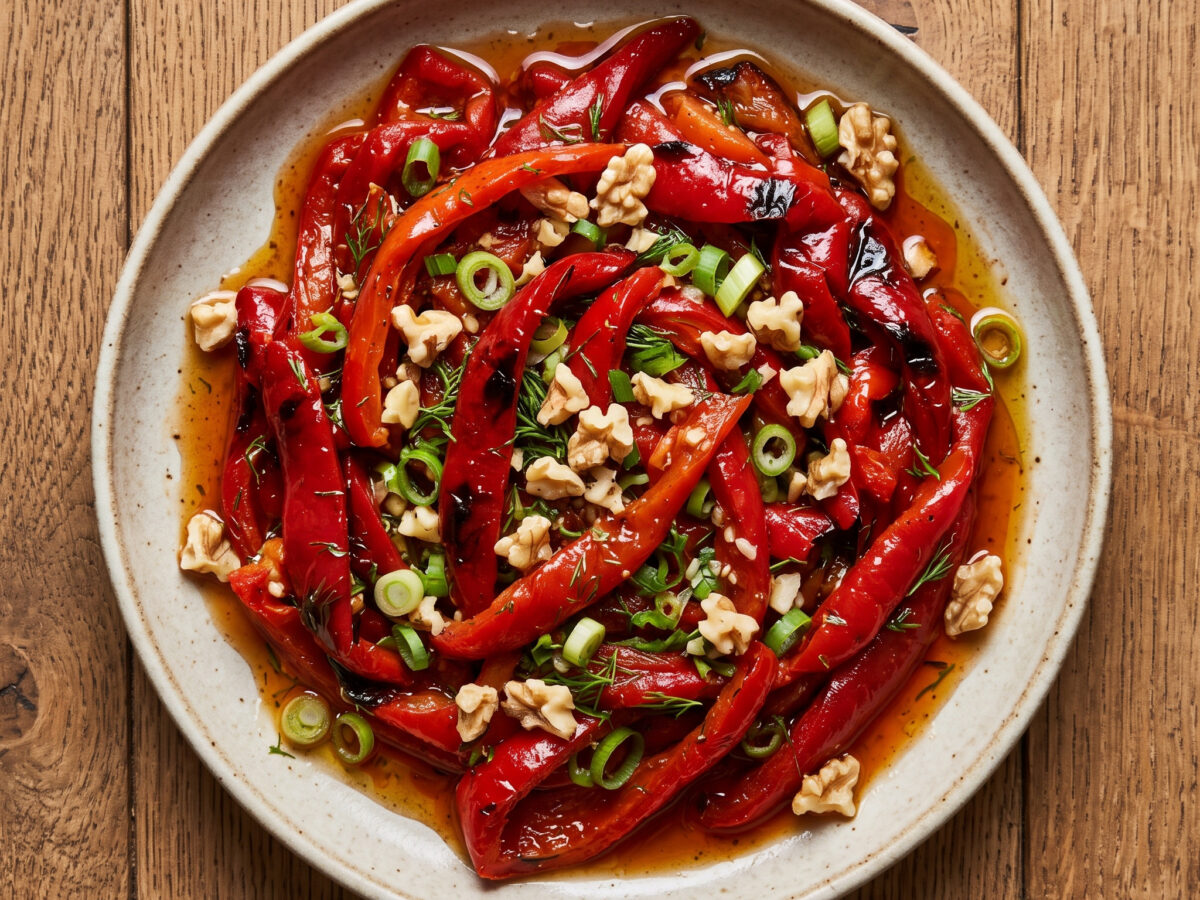Paprika vom Grill, schlicht und kräftig