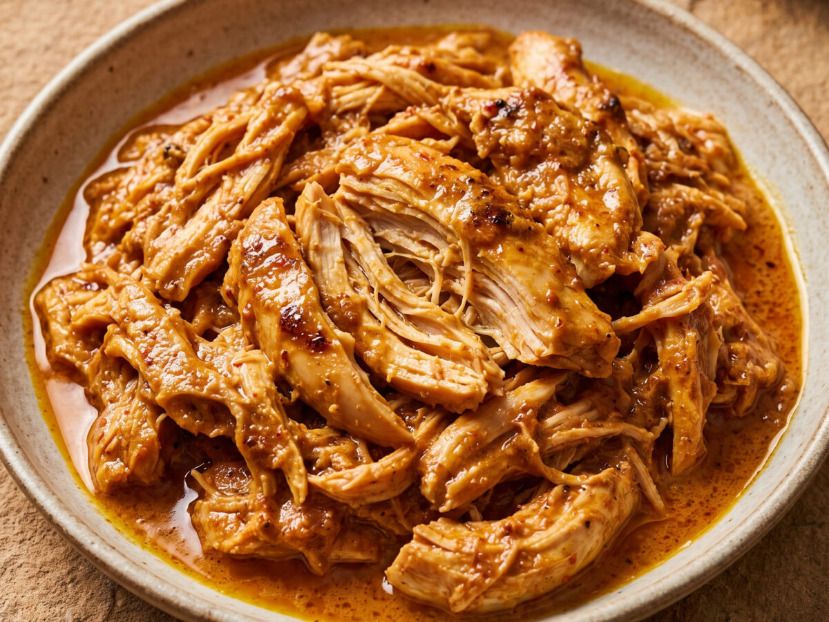 Percik Pulled Chicken vom Grill