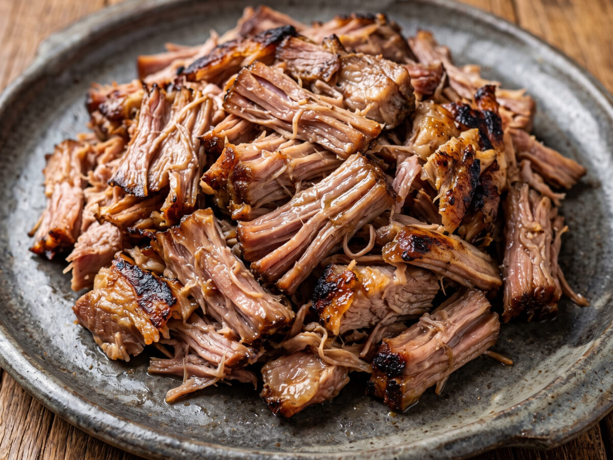 Schweinebraten, der sich zupfen lässt