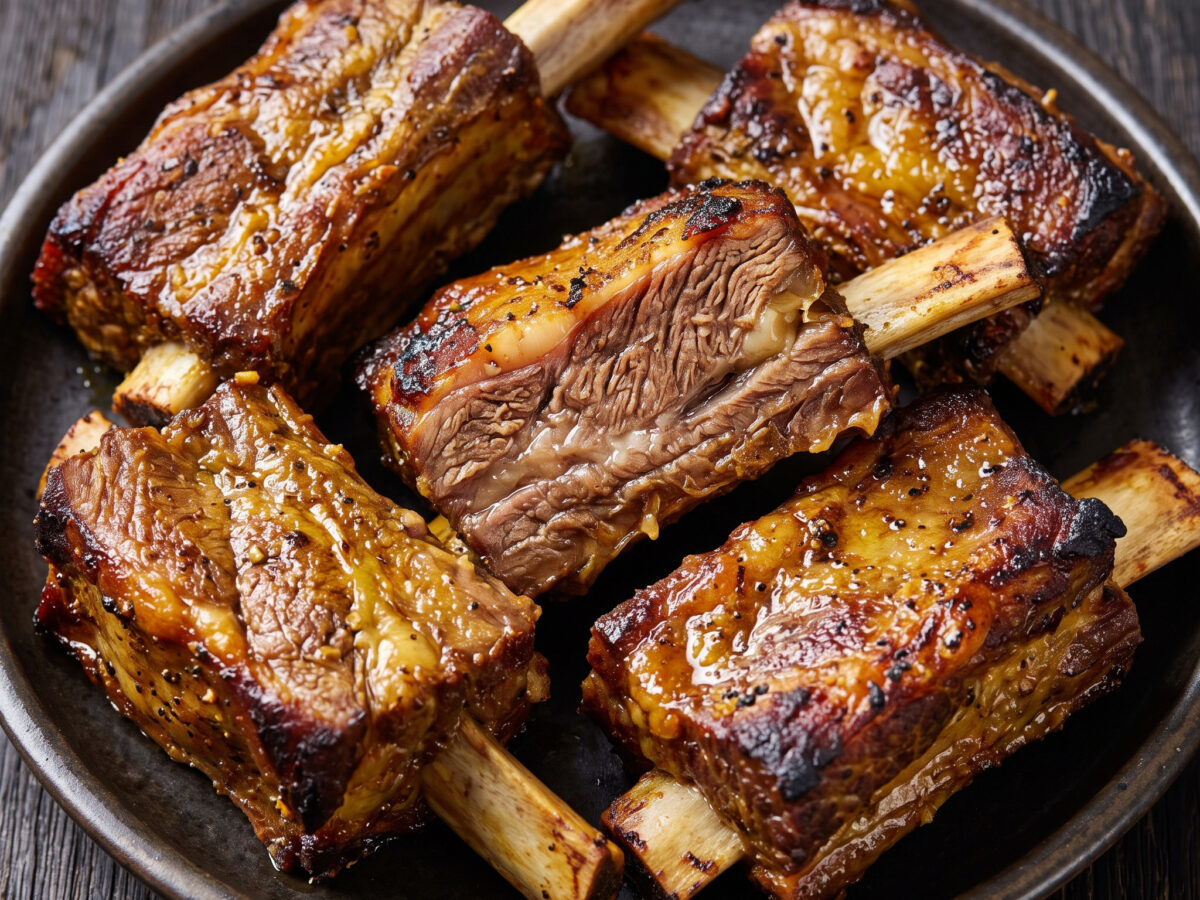 Persische Safran-Rinderrippen vom Grill