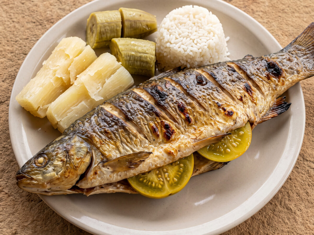 Pescado con lulo chocoano vom Grill