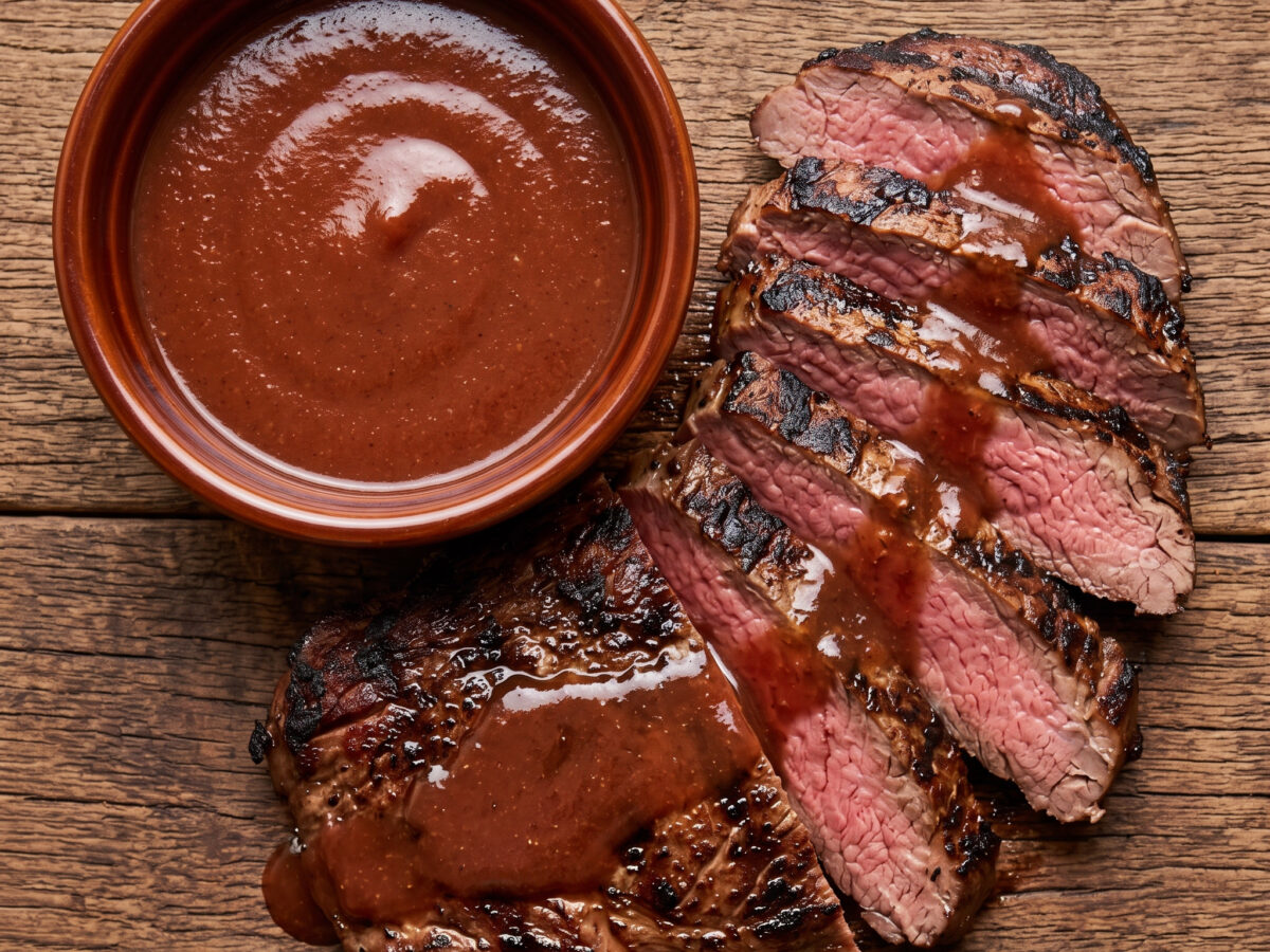 Fruchtiger Basting-Mop vom Grill