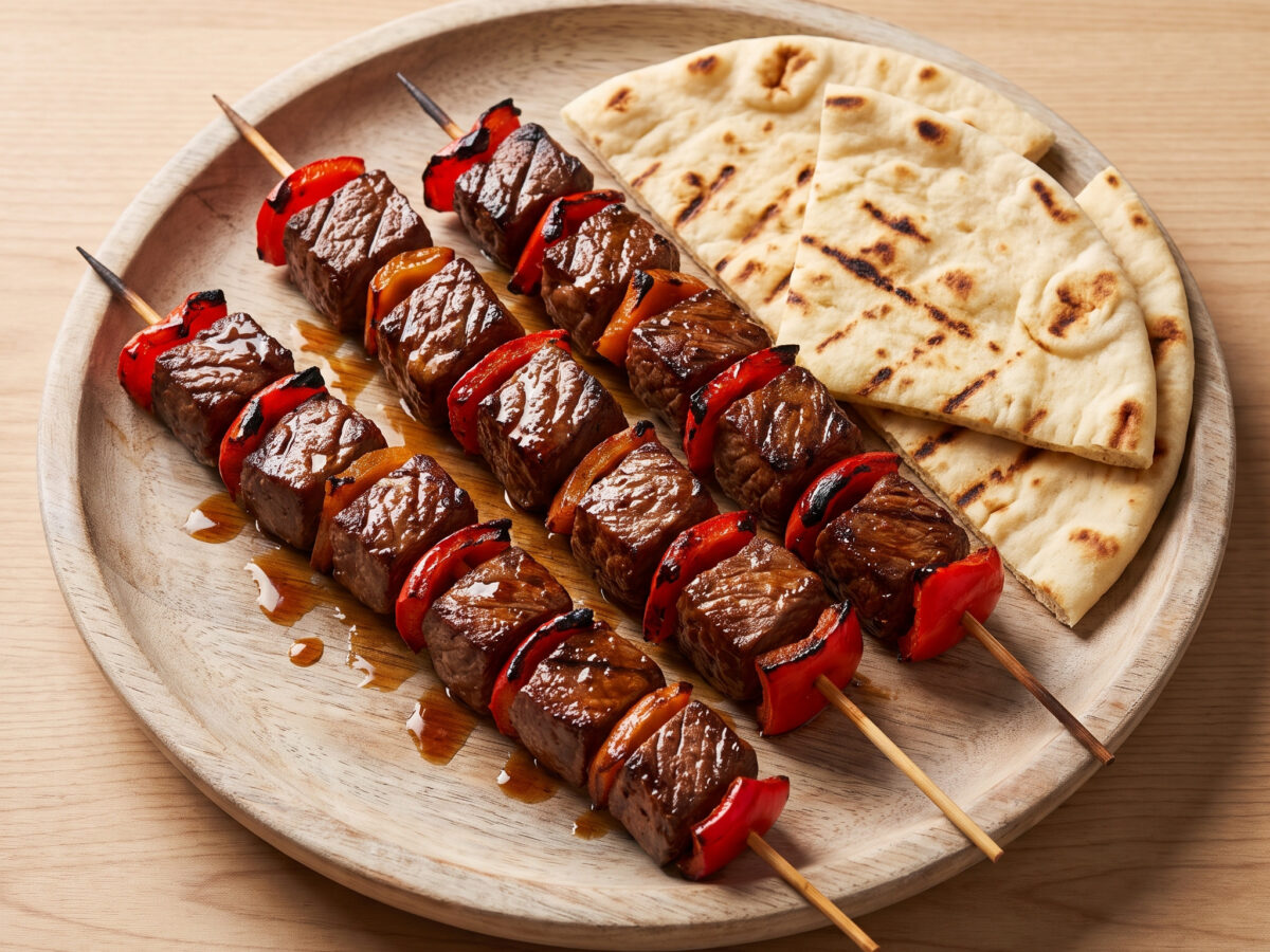 Picanha-Spieße mit Ahornbier-Marinade